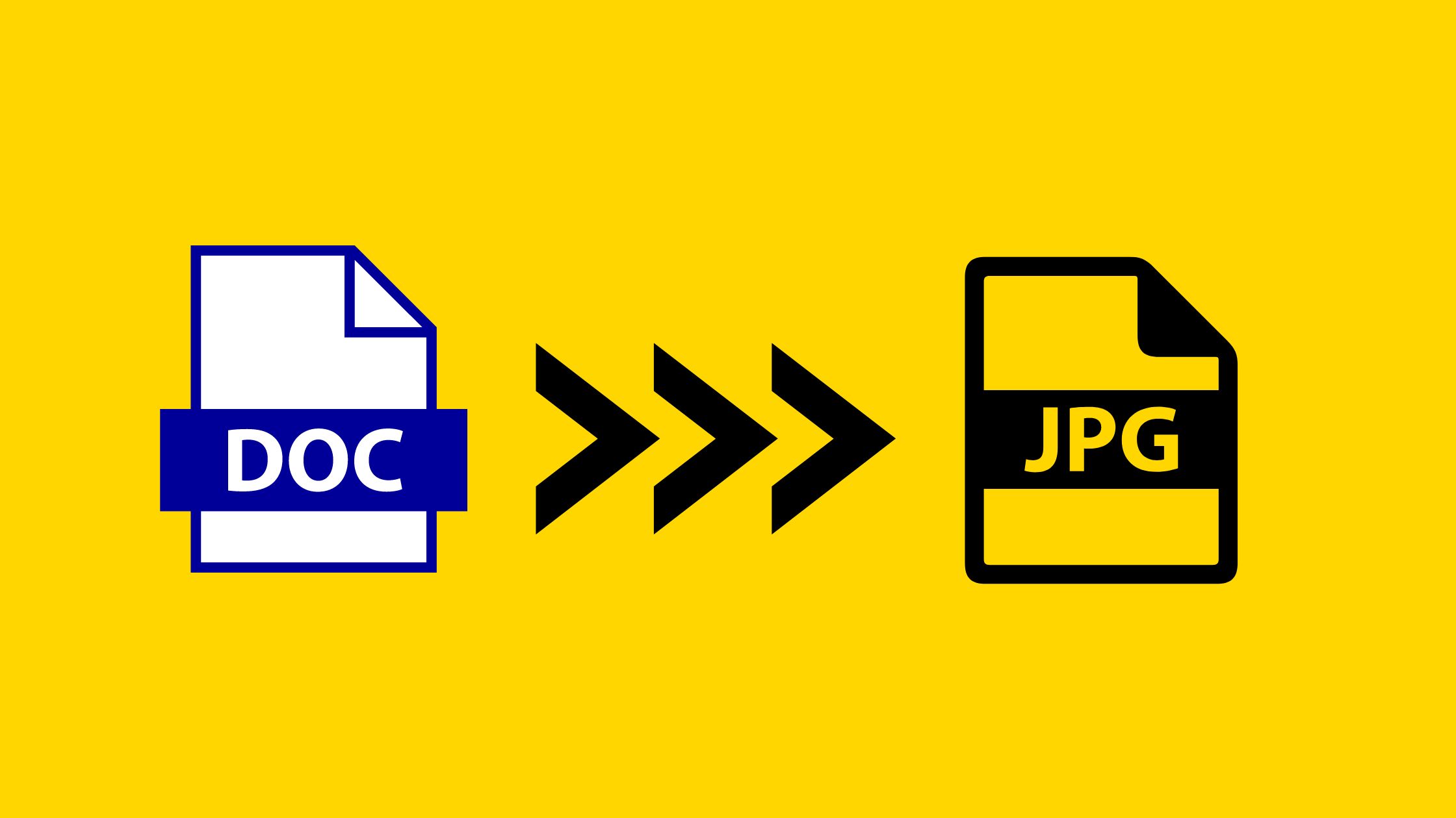 Convert Word to JPG Online Free