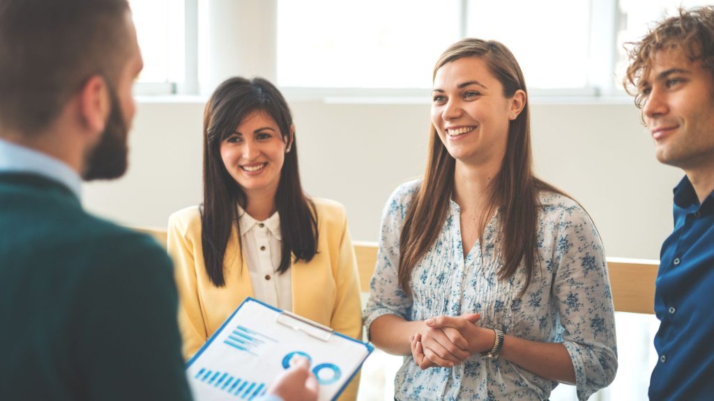 Smiling Employees