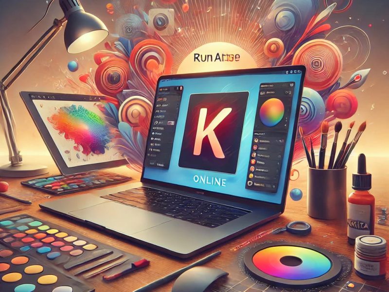 Learn how to use Krita Online through RunApps for creating digital art.