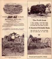 Free download 1914, Iron Age The Profit from A Standard Reliable Rake Pamphlet free photo or picture to be edited with GIMP online image editor