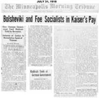 Free download 1918 JULY 31 BOLSHEVIKS AND SOCIALISTS WORK W GERMANY free photo or picture to be edited with GIMP online image editor