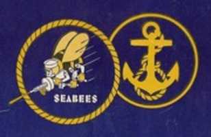 Free download 1941-1945 Construction Battalion) SeaBees Shoulder Sleeve Insignia free photo or picture to be edited with GIMP online image editor