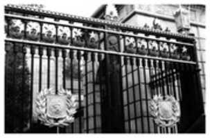 Free download 1976 Front Gate President Palace Bogota Columbia free photo or picture to be edited with GIMP online image editor