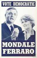 Free download 1984 Presidential Campaign - Mondale/Ferraro free photo or picture to be edited with GIMP online image editor