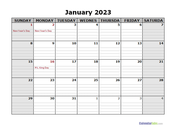 Modelli di calendario mensile Word 2024 di OffiDocs