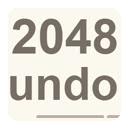 2048 with Undo  screen for extension Chrome web store in OffiDocs Chromium