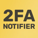 2FA Notifier  screen for extension Chrome web store in OffiDocs Chromium