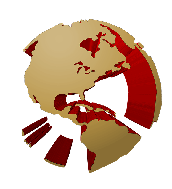 Free download 3D Globe Extrusion -  free illustration to be edited with GIMP free online image editor