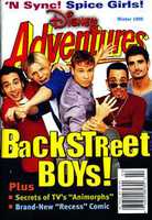 Free download 3 V 9 Disney Adventures Magazine Cover Winter 1999 Backstreet Boys free photo or picture to be edited with GIMP online image editor