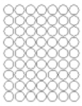 Free download 4300PL Clear 1 Labels on Sheets ProfessionalLabel.com Microsoft Word, Excel or Powerpoint template free to be edited with LibreOffice online or OpenOffice Desktop online