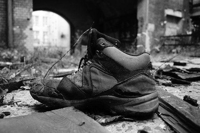 Free download Abandoned Places Shoe Old -  free photo or picture to be edited with GIMP online image editor