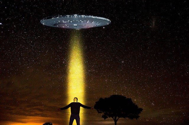 Free download Abduction Night Ufo -  free illustration to be edited with GIMP free online image editor