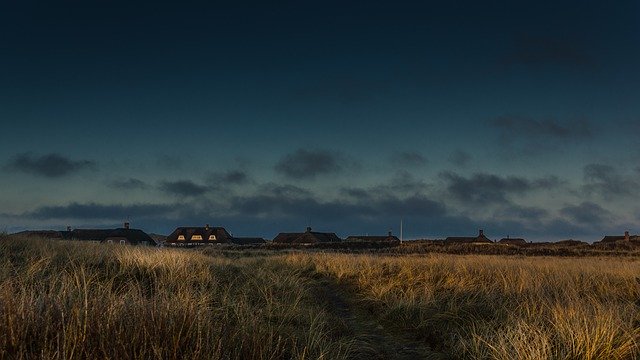 Free download Abendstimmung Denmark Dunes -  free photo or picture to be edited with GIMP online image editor