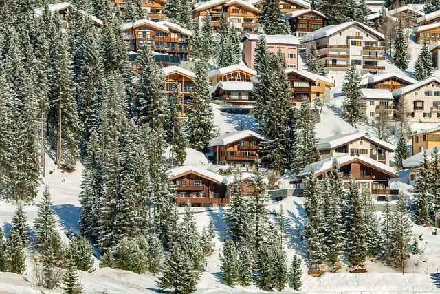 Free download abroad arosa switzerland chalet free picture to be edited with GIMP free online image editor