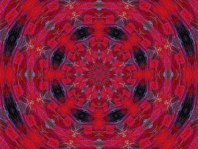 Free download Abstract Kaleidoscope Background -  free illustration to be edited with GIMP free online image editor