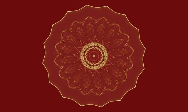 Free download Abstract Mandala Shape -  free illustration to be edited with GIMP free online image editor