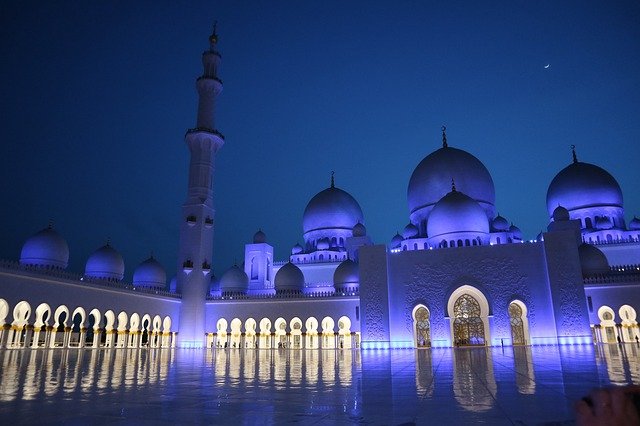 Free download abu dhabi mosque architecture free picture to be edited with GIMP free online image editor