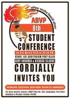 Free download ABVP Andaman 8th Student Conference Organized on 8th March 2020 (POSTER) free photo or picture to be edited with GIMP online image editor