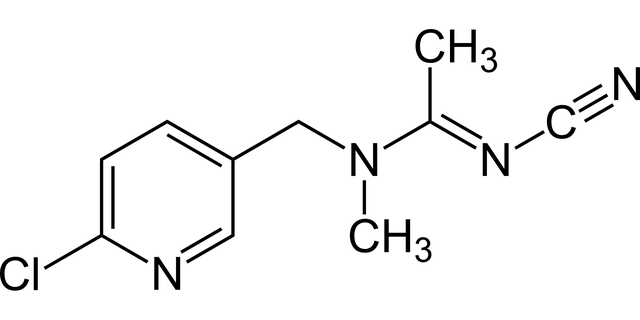 دانلود رایگان Acetamiprid Molecule Structure - گرافیک برداری رایگان در تصویر رایگان Pixabay برای ویرایش با ویرایشگر تصویر آنلاین رایگان GIMP