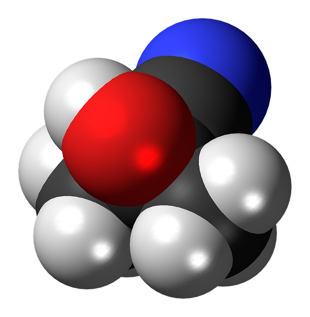 Free download Acetone-Cyanohydrine Molecule -  free illustration to be edited with GIMP free online image editor