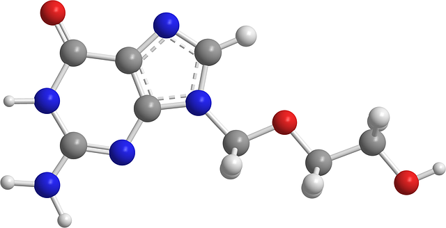 Free download Acyclovir Antiviral Molecules -  free illustration to be edited with GIMP free online image editor