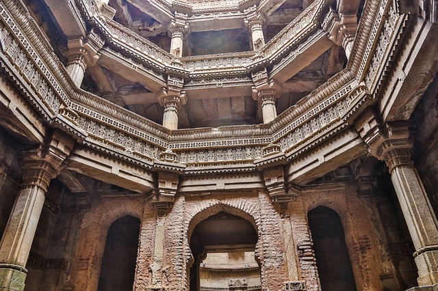 Free download adalaj step well adalaj ni vav free picture to be edited with GIMP free online image editor