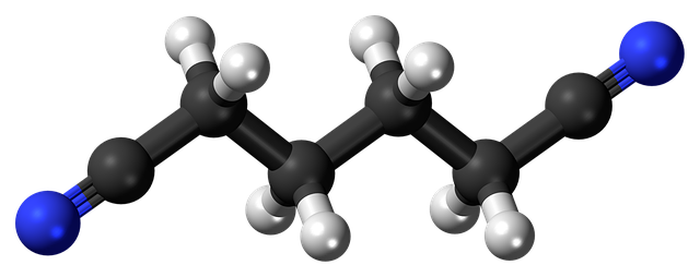 Free download Adiponitrile Molecule Structure -  free illustration to be edited with GIMP free online image editor