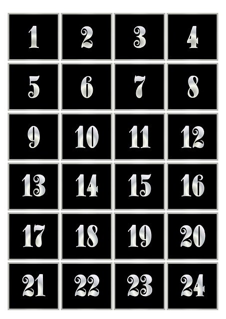 Free download Advent Calendar -  free illustration to be edited with GIMP free online image editor