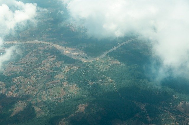 Free download Aerial Clouds Sky -  free photo or picture to be edited with GIMP online image editor