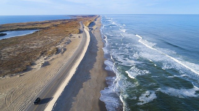 Free download Aerial Drone Beach -  free photo or picture to be edited with GIMP online image editor