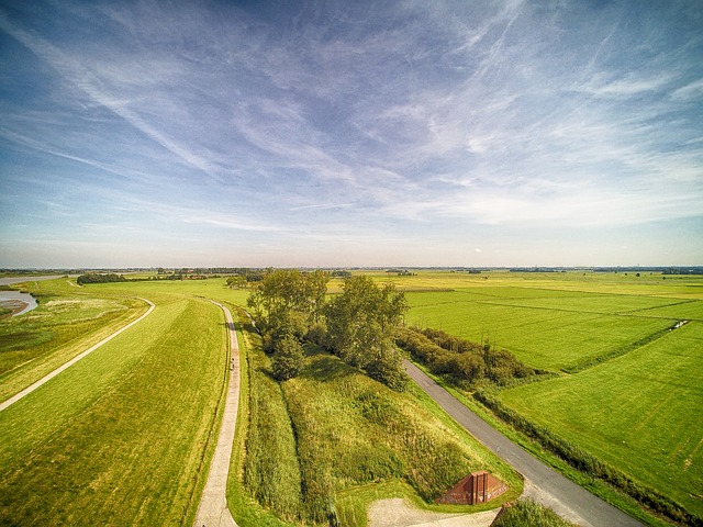 Free download aerial field grass hayfield free picture to be edited with GIMP free online image editor