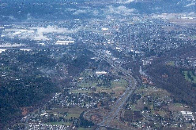 Free download Aerial Landscape Cloudy -  free photo or picture to be edited with GIMP online image editor