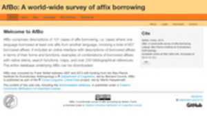 Free download AfBo: A world-wide survey of affix borrowing data free photo or picture to be edited with GIMP online image editor