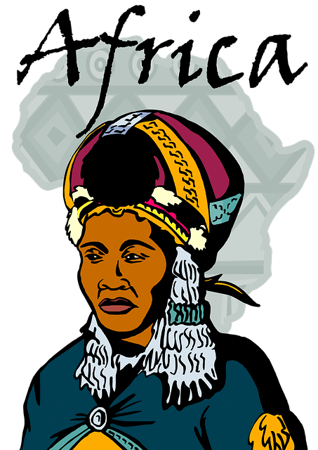 Free download Africa Woman Traditional -  free illustration to be edited with GIMP free online image editor