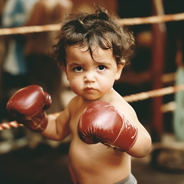 Free download ai generated boxing child toddler free picture to be edited with GIMP free online image editor