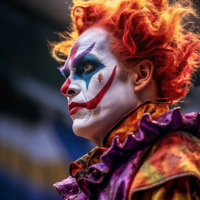 Free download ai generated clown circus carnival free picture to be edited with GIMP free online image editor