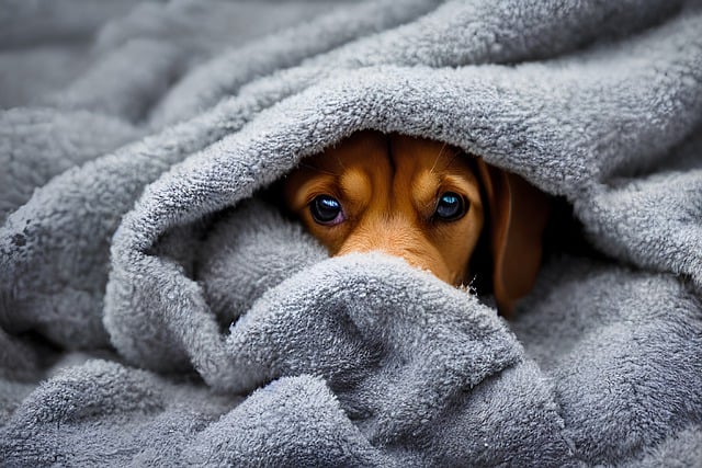 Free download ai generated dog eyes cosy blanket free picture to be edited with GIMP free online image editor