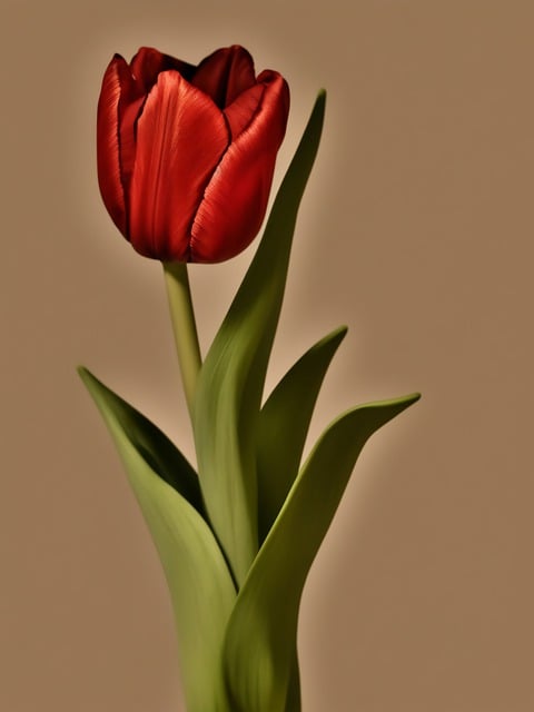 Free download ai generated flower red tulip tulip free picture to be edited with GIMP free online image editor