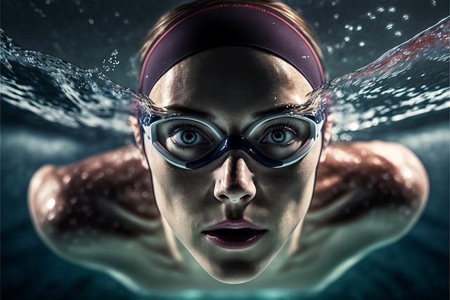 Free download ai generated woman face swim free picture to be edited with GIMP free online image editor