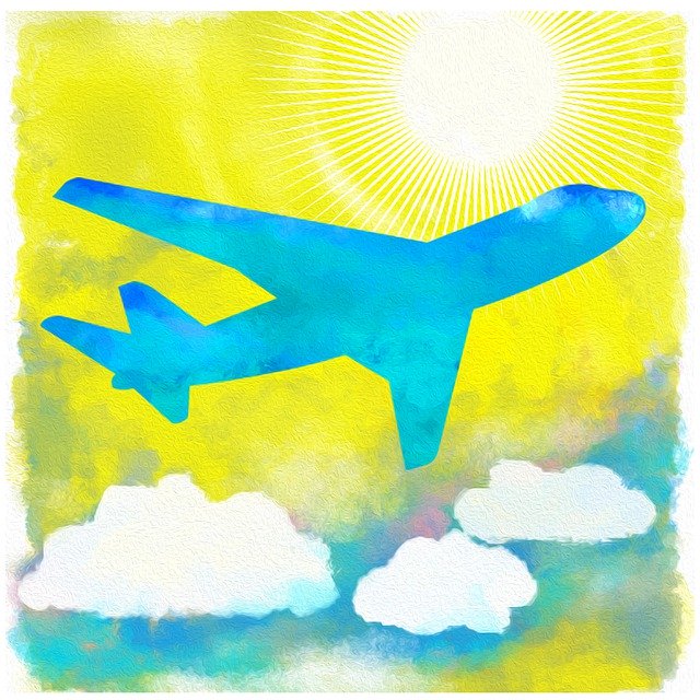 Free download Aircraft Jumbo Holidays -  free illustration to be edited with GIMP free online image editor