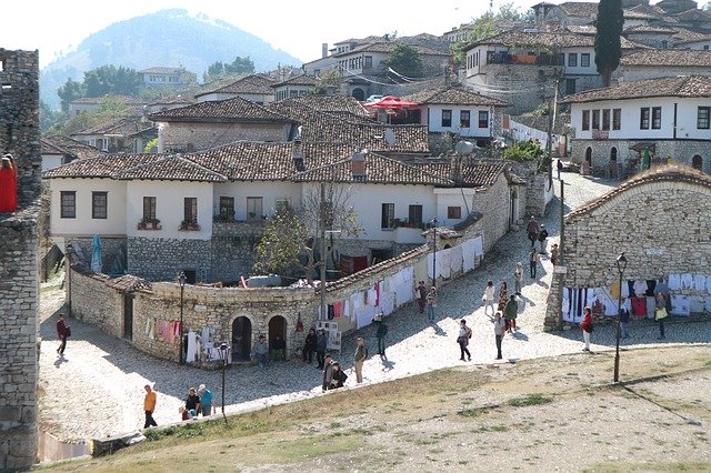 Free download Albania Berat Castle -  free photo or picture to be edited with GIMP online image editor