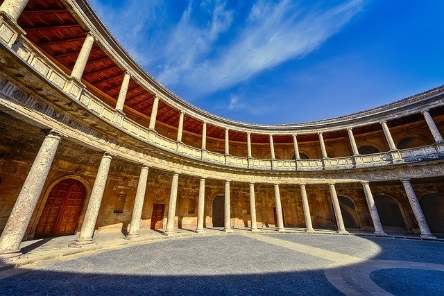 Free download alhambra palace andalusia granada free picture to be edited with GIMP free online image editor