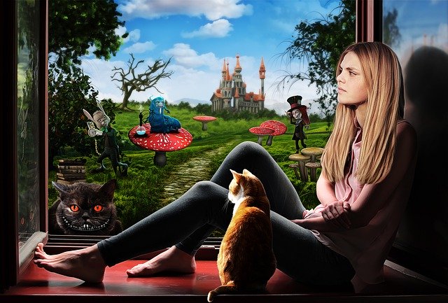 Free download Alice Wonderland Fantasy -  free illustration to be edited with GIMP free online image editor