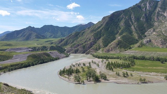 Free download Altai Mountains River -  free photo or picture to be edited with GIMP online image editor