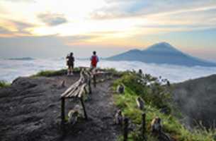 Free download amazing-mount-batur-view free photo or picture to be edited with GIMP online image editor