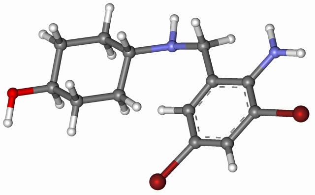 Free download Ambroxol Molecule Model -  free illustration to be edited with GIMP free online image editor