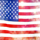 American Flag  screen for extension Chrome web store in OffiDocs Chromium