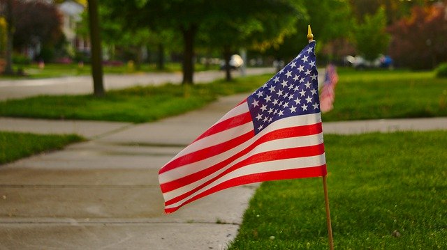 Free download American Flag Memorial Day Labor -  free photo or picture to be edited with GIMP online image editor