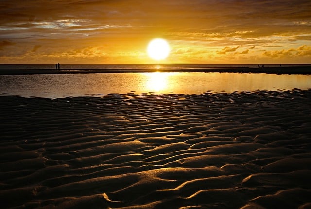 Free download amrum island north friesland sunset free picture to be edited with GIMP free online image editor