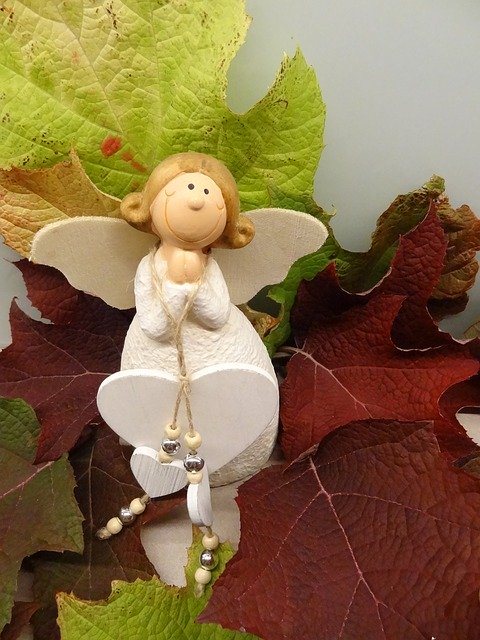 Free download Angel Happiness Foliage -  free photo or picture to be edited with GIMP online image editor